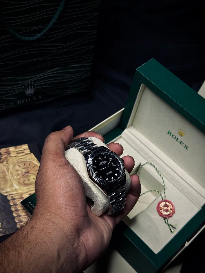 Rolex Date-Just Kangaroo ( All Black )