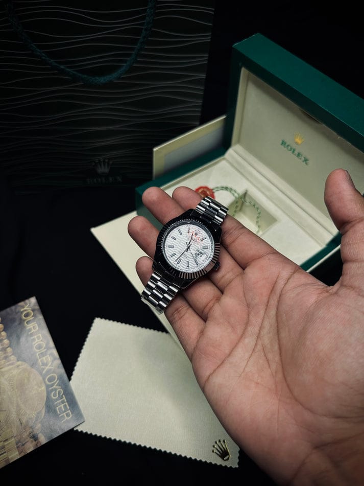 Rolex Date-Just RX ( Silver - White )