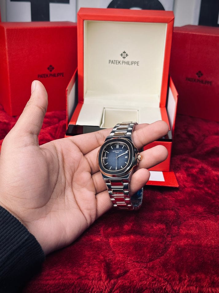 Patek Philippe Geneve ( Two-Tone - Blue )