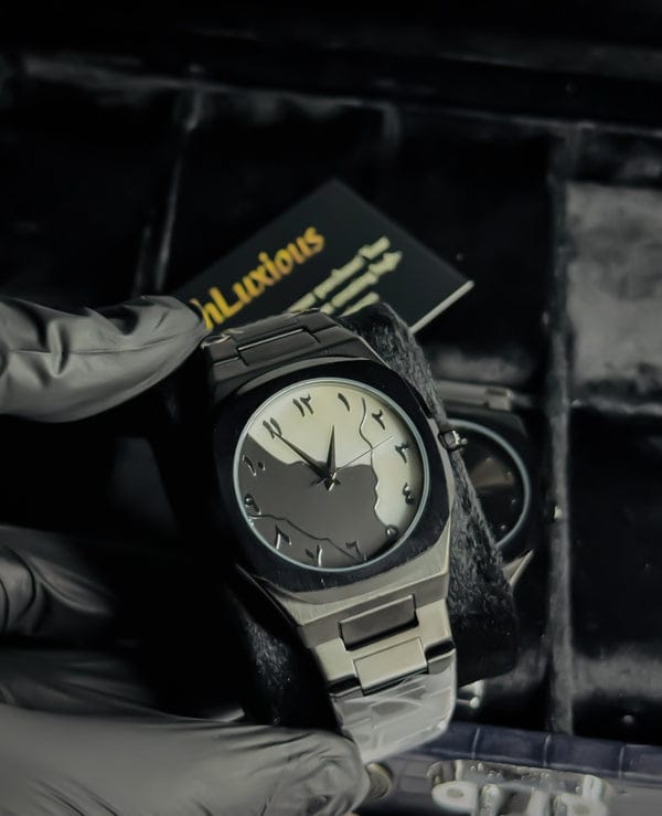 Arabic Aura ( Black - Grey Dial )