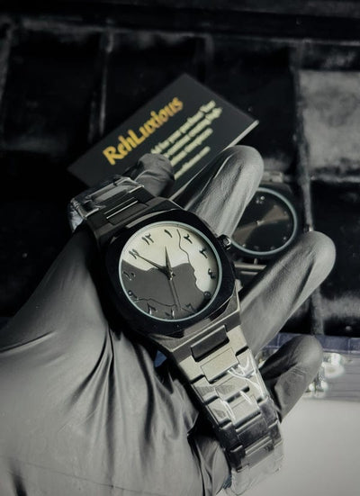 Arabic Aura ( Black - Grey Dial )