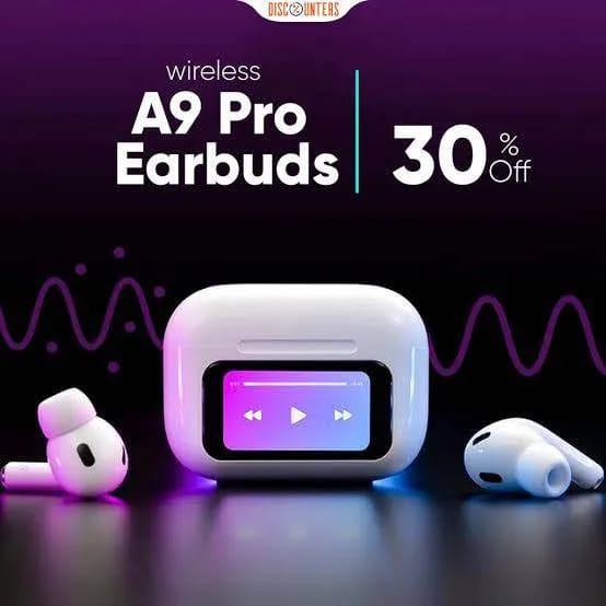 Airpods A9 Pro Touch Screen ( White )