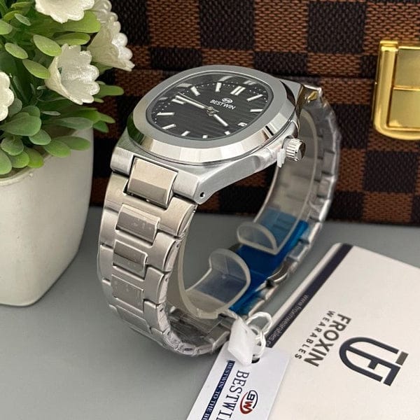 Bestwin Square ( Silver - Black )