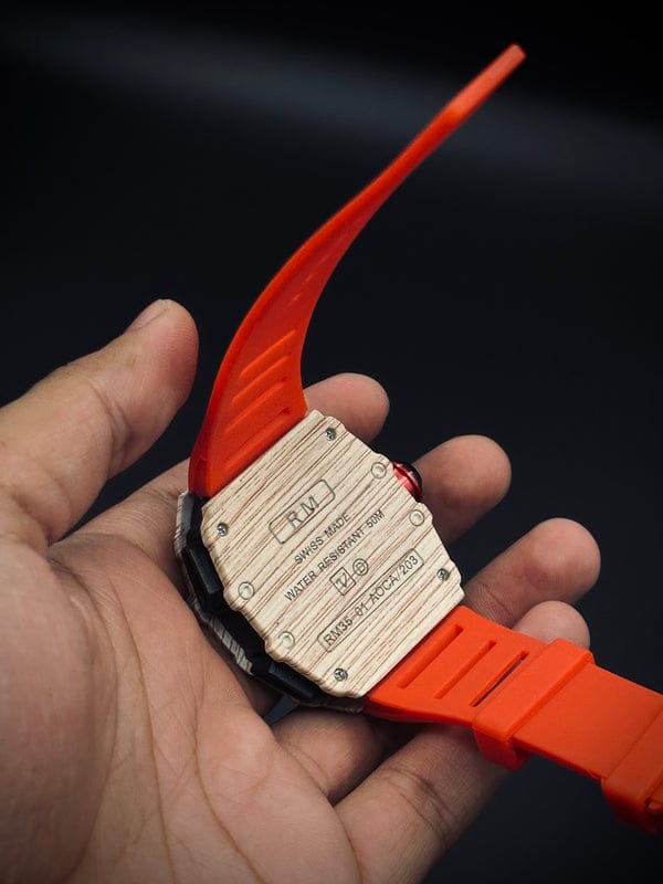 Richard Mille Mclaren ( Wooden - Orange )