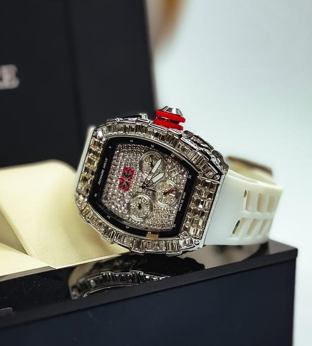 Richard Mille ( Diamond Chrono - White )
