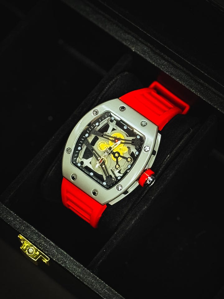 Richard Mille Limited Edition ( Silver - Red )