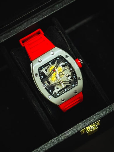 Richard Mille Limited Edition ( Silver - Red )