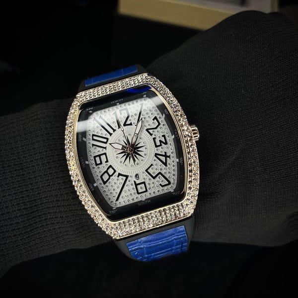 Franck Muller Iced ( White - Blue )