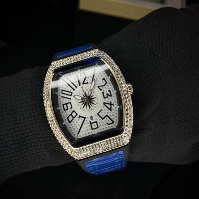 Franck Muller Iced ( White - Blue )