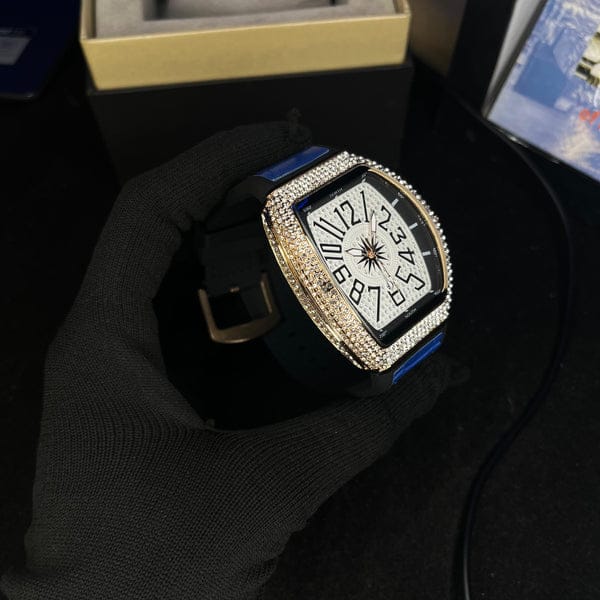 Franck Muller Iced ( White - Blue )