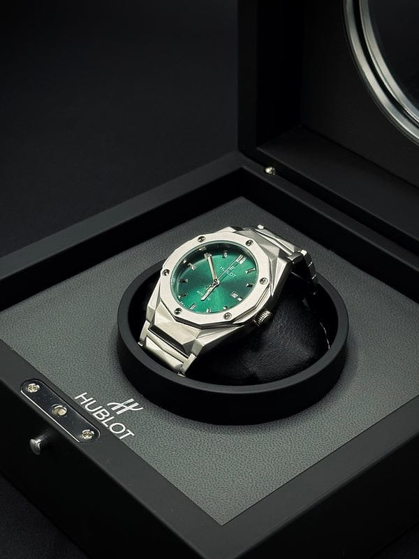 Hublot Cut Rotating Back ( Green Dail )