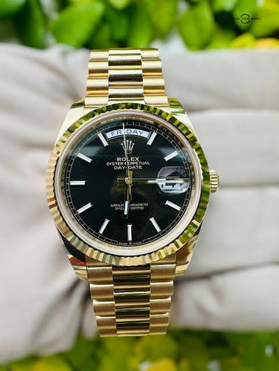 Rolex Day Date ( Gold - Black )