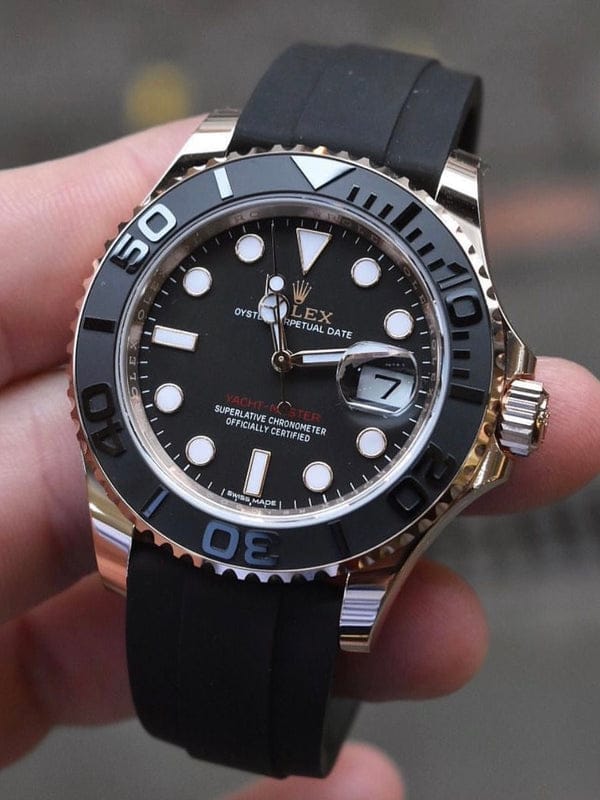 Rolex Yatch Master (silicone straps - Copper )