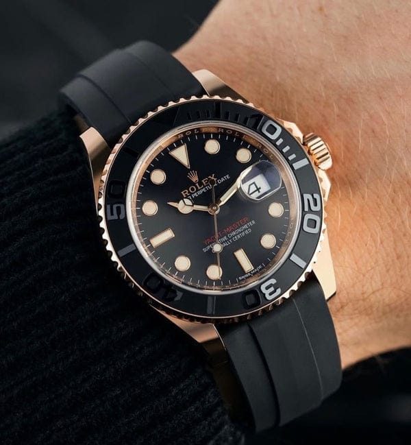 Rolex Yatch Master (silicone straps - Copper )