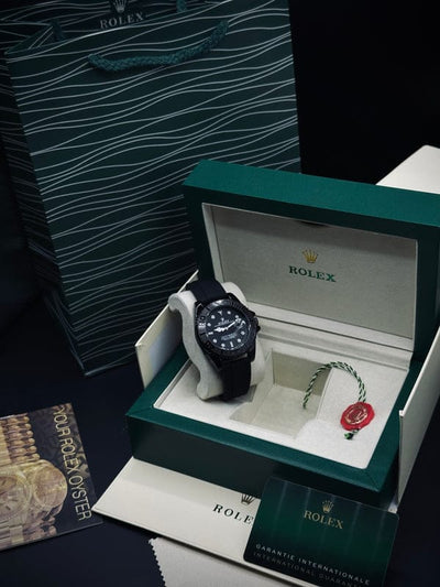 Rolex Yatch Master (silicone straps - Black )