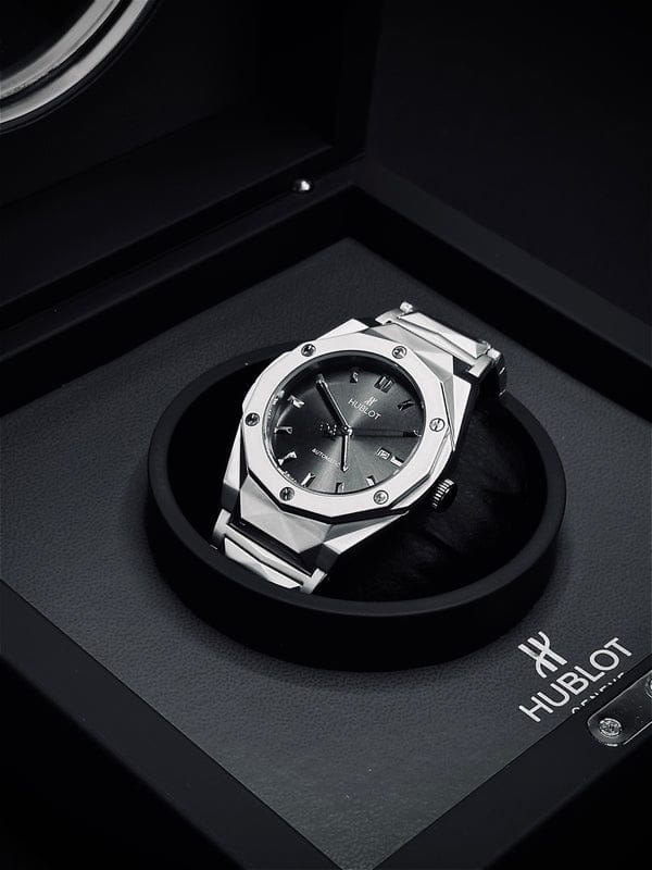 Hublot Cut Rotating Back ( Black Dail )